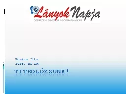 PPT-Titkolózzunk! thumbnail