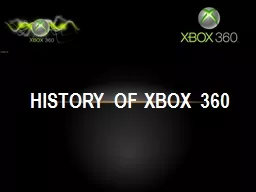 History of Xbox 360