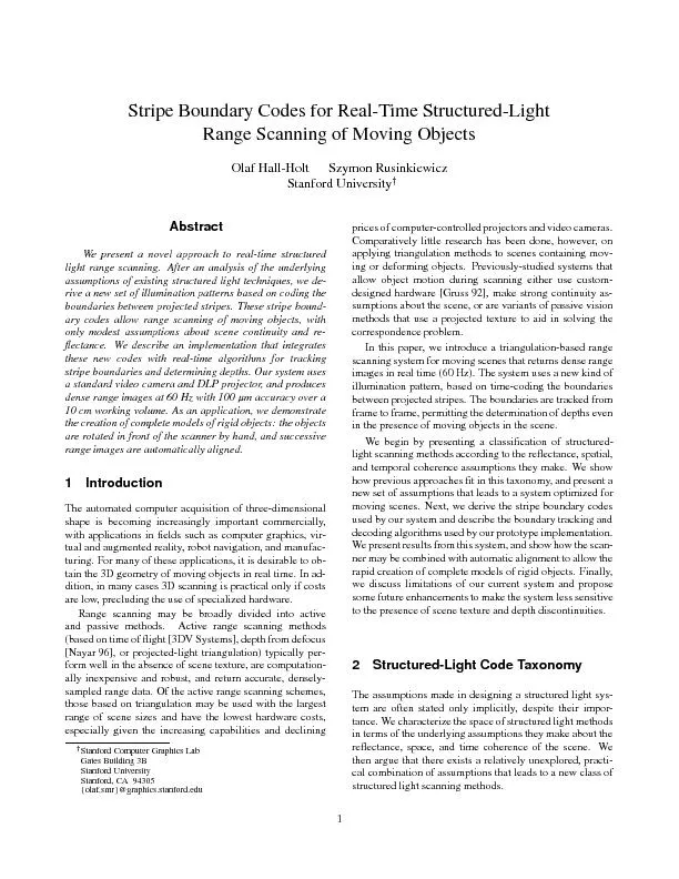 StripeBoundaryCodesforReal-TimeStructured-LightRangeScanningofMovingOb