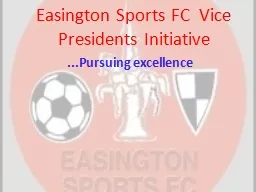 Easington Sports FC  Vice Presidents Initiative