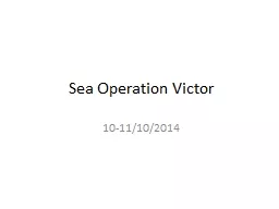 Sea Operation Victor