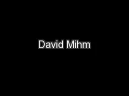 David Mihm