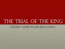 The Trial of the king