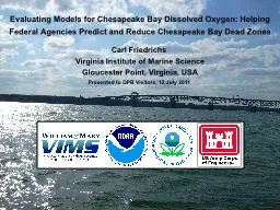 Evaluating Models for Chesapeake Bay Dissolved Oxygen: Help
