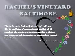 Rachel’s Vineyard Baltimore