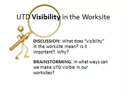 UTD  Visibility