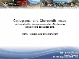 Cartograms and Choropleth maps: