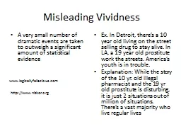Misleading Vividness