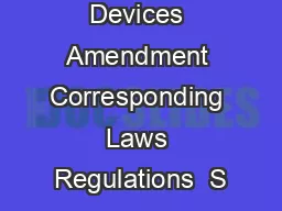 Surveillance Devices Amendment Corresponding Laws Regulations  S