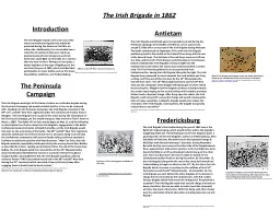 The Irish Brigade in 1862