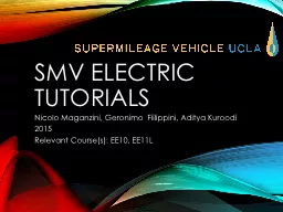 SMV Electric Tutorials