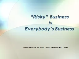 “Risky” Business