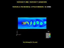 VORTICITY AND VORTICITY EQUATION