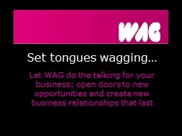 Set tongues wagging…
