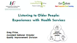 Listening to Older People: