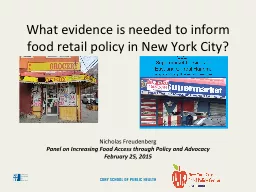 What evidence is needed to inform food retail policy in New