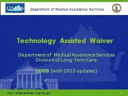 Department of  Medical Assistance Services