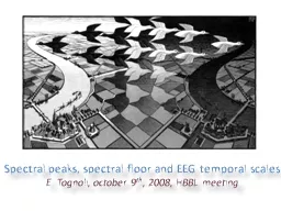 Spectral peaks, spectral floor and EEG temporal scales