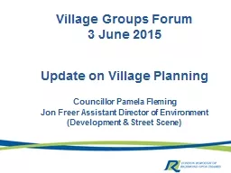 Village Groups Forum