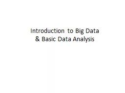 Introduction to Big