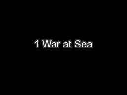 1 War at Sea
