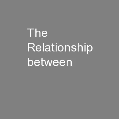 The Relationship between