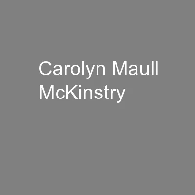 Carolyn Maull McKinstry