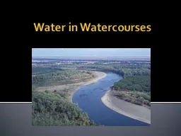 Water in Watercourses