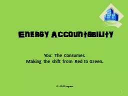 Energy Accountability