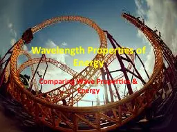 Wavelength Properties of Energy