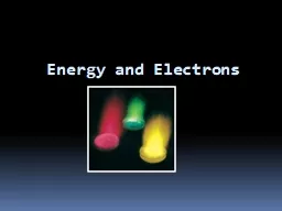 Energy and Electrons