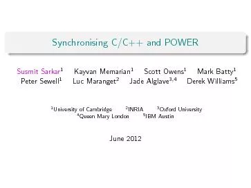 SynchronisingC/C++andPOWER