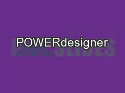 POWERdesigner