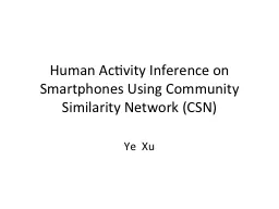 Human Activity Inference on Smartphones Using