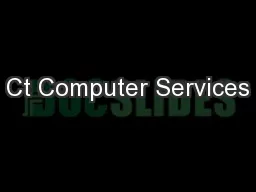 Ct Computer Services