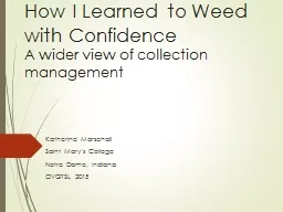 How I Learned to Weed