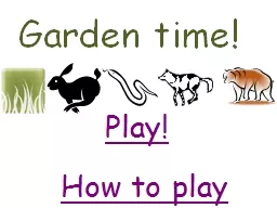 Garden time!