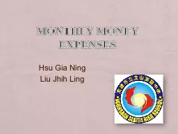 Monthly Money Expenses