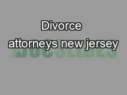 Divorce attorneys new jersey