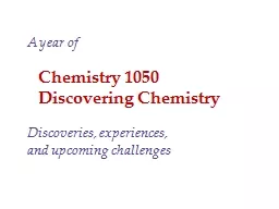 Chemistry 1050