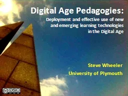 Digital Age Pedagogies: