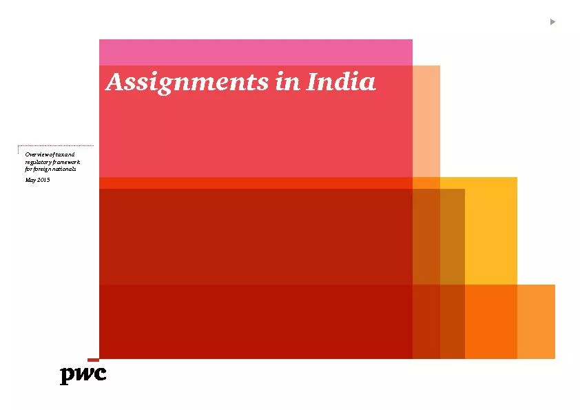 Assignments in India