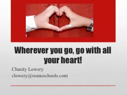 Wherever you go, go with all your heart!