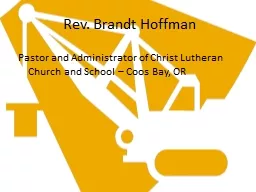 Rev. Brandt Hoffman