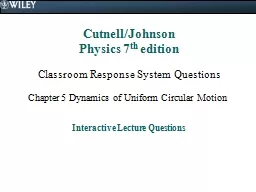 Cutnell/Johnson