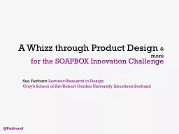 A Whizz through Product Design