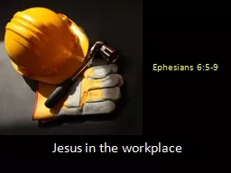 Jesus in the workplace