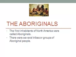 The Aboriginals