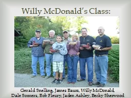 Willy McDonald’s Class: