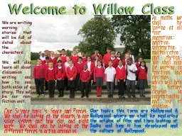 Welcome to Willow Class